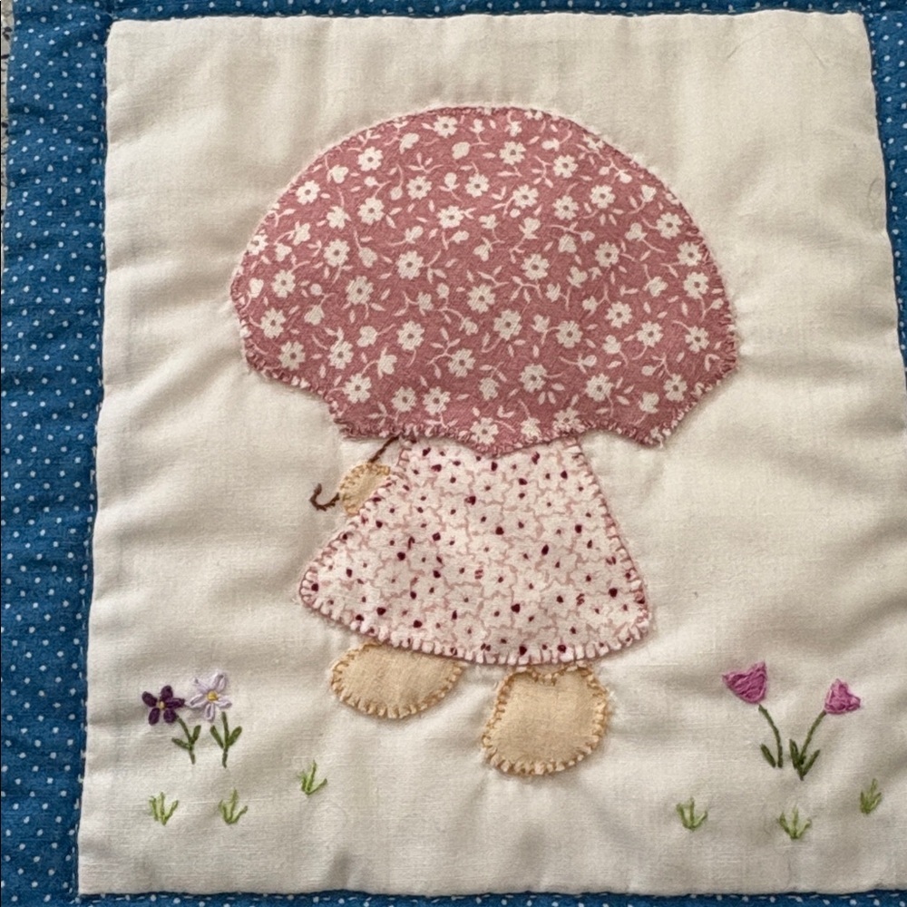Handmade Patchwork Wall Hanging - Picture 4 of 5